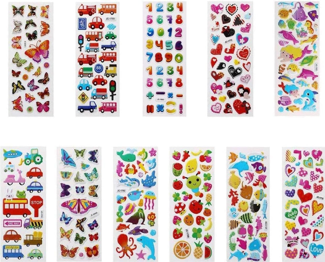 3D Stickers for Kids Puffy Stickers for Rewarding Gifts Scrapbooking
